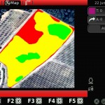 Monitor del sistema isobus applicato alla sfogliatrice