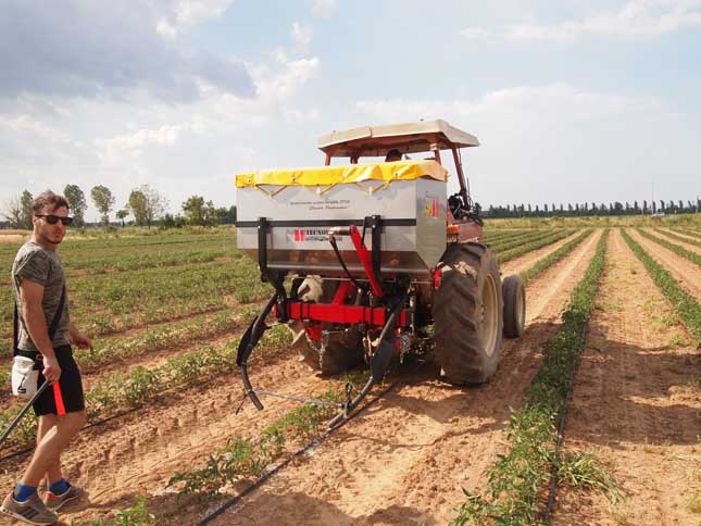 Fertilizzazione a rateo variabile pomodoro e mais